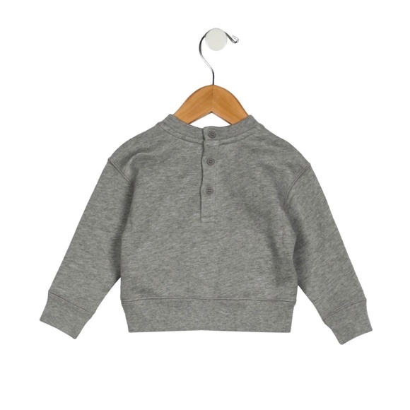 Burberry Baby Thomas Bear cotton sweater with button closure at back   12months - Picture 6 of 15